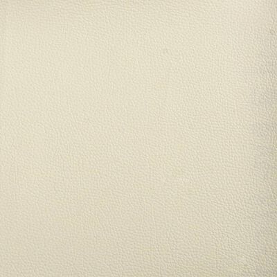 vidaXL Sessel Creme 60 cm Kunstleder