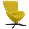vidaXL Eiersessel Gelb 63 x 73 x 90 cm Samt