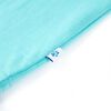 Kinder-Kurzarmshirt Aquablau 128