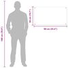 vidaXL K&uuml;chenr&uuml;ckwand 2 pcs Schwarz 90 x 50 cm Geh&auml;rtetes Glas
