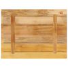 vidaXL Tischplatte 80x70x2,5 cm Rechteckig Raues Massivholz Mango