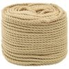 vidaXL Mehrzweck-Allzweckseil 6 mm 100 m Natur PP 240 kg Max. Traglast