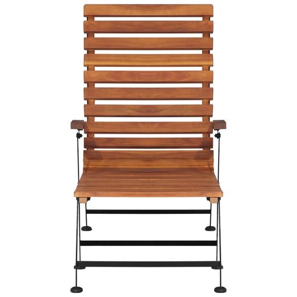 vidaXL Outdoor Liegestuhl Akazienholz Massiv