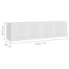 vidaXL 3-tlg. TV-Schrank-Set Wei&szlig; Holzwerkstoff