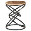vidaXL Beistelltisch 40x40x52 cm Raues Mango-Massivholz