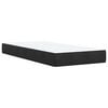 vidaXL Boxspringbett mit Matratze Schwarz 90x200 cm Samt