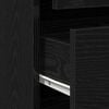 vidaXL Schubladenschrank Schwarz 40 x 41 x 76 cm Holzwerkstoff