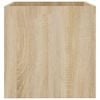 vidaXL Pflanzgefäß Sonoma-Eiche 40x40x40 cm Holzwerkstoff