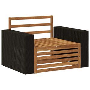 vidaXL Outdoor Mittelsofa Natur