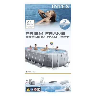 Intex Pool-Set Prism Frame Oval 610x305x122 cm 26798GN