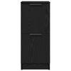vidaXL Sideboard 2 pcs Schwarz Eichen-Optik 30 x 30 x 70 cm