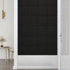 vidaXL Wandpaneele 12 Stk. Schwarz 30x30 cm Stoff 1,08 m&sup2;