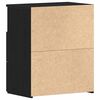 vidaXL Nachttisch 2 pcs Schwarz Eichen-Optik 50 x 32 x 60 cm