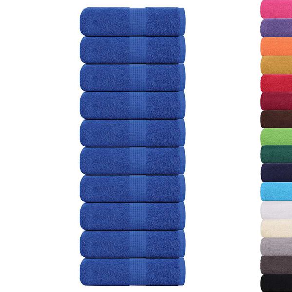 vidaXL Wascht&uuml;cher FROGN 10 Stk. Blau 30x30 cm 360 g/m&sup2;