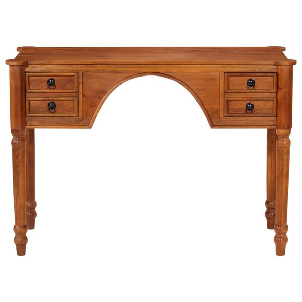 vidaXL Schreibtisch mit Schubladen 110x50x76 cm Massivholz Akazie