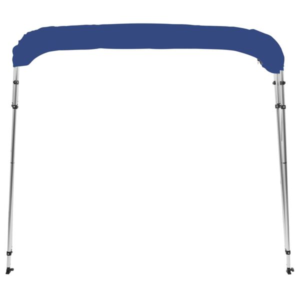 vidaXL 4-Bow Bimini Top Blau 243x196x137 cm