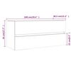 vidaXL Waschbeckenschrank R&auml;uchereiche 100x38,5x45 cm Holzwerkstoff