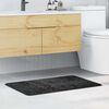 vidaXL Rutschfeste Badmatte Dunkelgrau 60 x 90 cm PP
