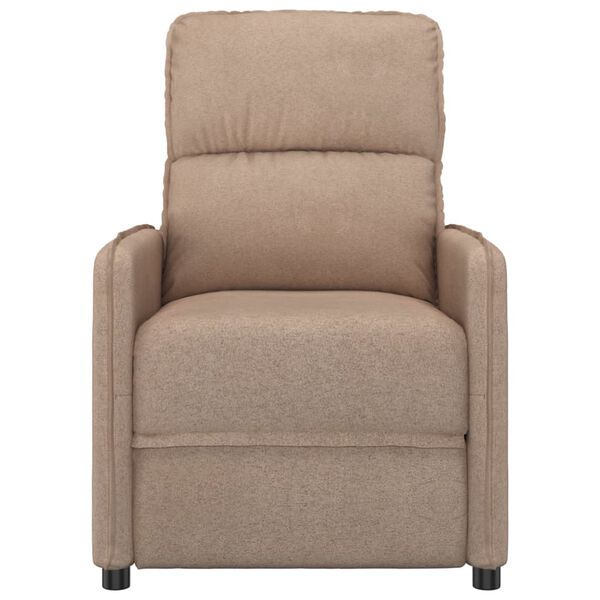 vidaXL Massagesessel Taupe Mikrofasergewebe