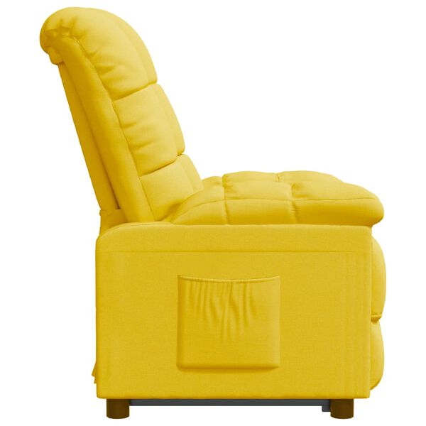 vidaXL Relaxsessel Gelb Stoff