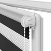 vidaXL Zebra-Rollo 40,9 x 100 cm, Stoffbreite 36,7 cm, schwarz
