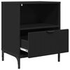 vidaXL mit Schubladen Schwarz 49 x 36 x 61 cm Holzwerkstoff