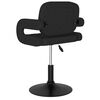 vidaXL Barhocker Schwarz Stoff