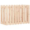 vidaXL Hochbeet Lattenzaun-Design 100x50x70 cm Massivholz Kiefer