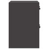 vidaXL Aktenschrank Schwarz 44 x 50 x 106,5 cm Kaltgewalzter Stahl