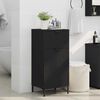 vidaXL Badezimmerschrank mit Schubladen Schwarz 39,5 x 36 x 88 cm
