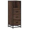 vidaXL Badschrank Braun Eichen-Optik 35x37,5x100 cm Holzwerkstoff