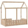 vidaXL Kinderbett Hausbett 70x140 cm Massivholz Kiefer