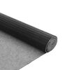 vidaXL Teppich Rechteckig Grau 80x200 cm Bambus