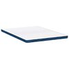 vidaXL Matratzenauflage Wei&szlig; 140 x 190 cm Jacquard-Stoff