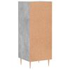 vidaXL Sideboard Betongrau 34,5x34x90 cm Holzwerkstoff