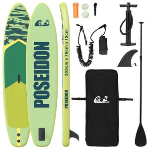 vidaXL Aufblasbares Stand-Up-Paddle-Board POSEIDON 305 x 76 x 15 cm