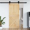 vidaXL T&uuml;r NARVIK 95x210 cm Massivholz Kiefer