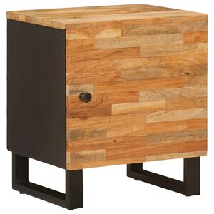 vidaXL Nachttisch Braun 40 x 33 x 46 cm Massivholz Mango