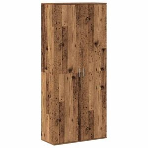 vidaXL Highboard 80 x 35 x 180 cm Holzwerkstoff Altholz