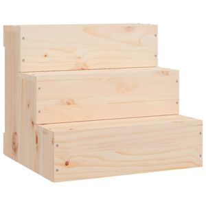 vidaXL Haustiertreppe 40x37,5x35 cm Massivholz Kiefer