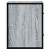 vidaXL Wand-Nachttisch Grau Sonoma 40x31x39,5 cm