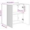vidaXL TV-Wandschrank Sonoma-Eiche 59,5 x 31 x 60 cm Holzwerkstoff