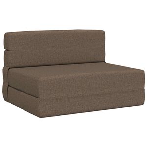 vidaXL Klappsofa Bett Taupe 70 x 72 x 60 cm Stoff