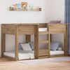 vidaXL Etagenbett f&uuml;r Kinder Artisan-Eiche 80 x 200 cm Holzwerkstoff