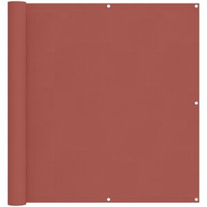 vidaXL Balkonsichtschutz Terrakotta 110 x 300 cm Oxford-Stoff
