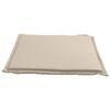 vidaXL Garten-Sitzkissen 2 Stk. Taupe 45x45x2 cm Quadratisch