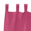 vidaXL Verdunkelungs-Vorh&auml;nge mit Ringen 2 pcs Helles Pink