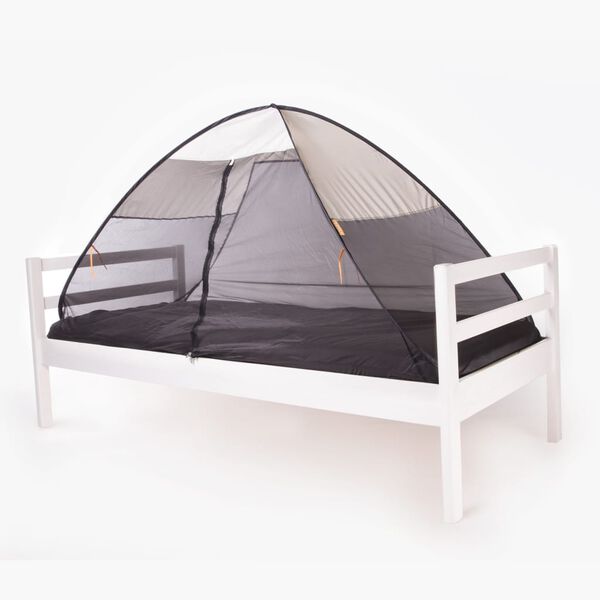 DERYAN Moskitonetz Pop-up Bett-Zelt 200&times;90&times;110 cm Creme