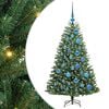 vidaXL K&uuml;nstlicher klappbarer Weihnachtsbaum Gr&uuml;n 120 cm