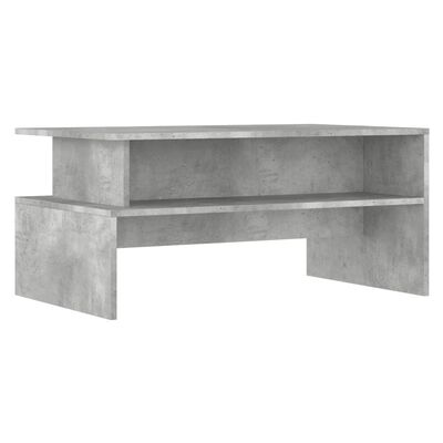 vidaXL Couchtisch Betongrau 90x55x42,5 cm Holzwerkstoff